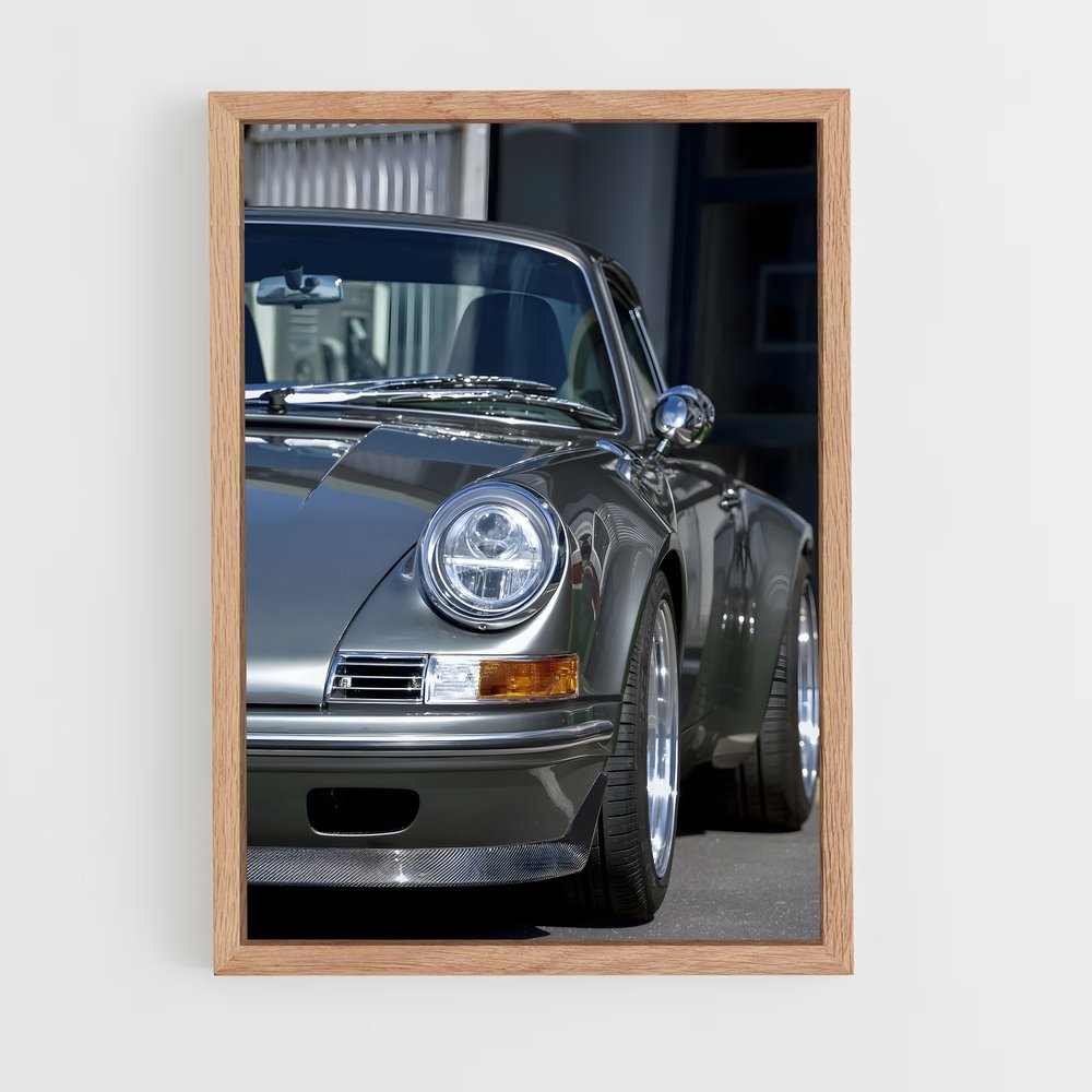 Poster chic sport rétro – affiche Porsche (vue 4)